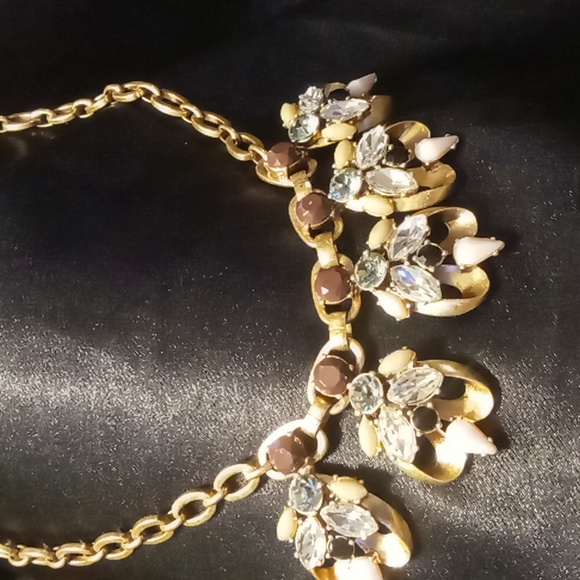 J. Crew 18+2 in.long statement necklace. - Picture 3 of 6